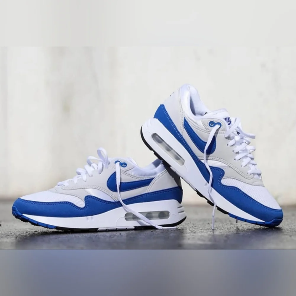 Nike Air Max 1 '86 Premium Women's Shoes White Royal Blue DO9844-101 ( NEW ) - Picture 5 of 12